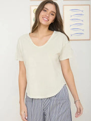 Bella Basic Scoop Neck Tee