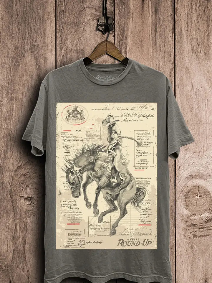 Wild West Cowboy Graphic Tee