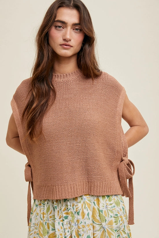 Randee Oversized Sleeveless Sweater-Vest