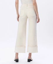 Stetson II Super High Rise Wide Leg Cuffed Denim Jeans