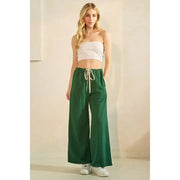 Lady Luck Lace Stripe Wide Leg Lounge Pants