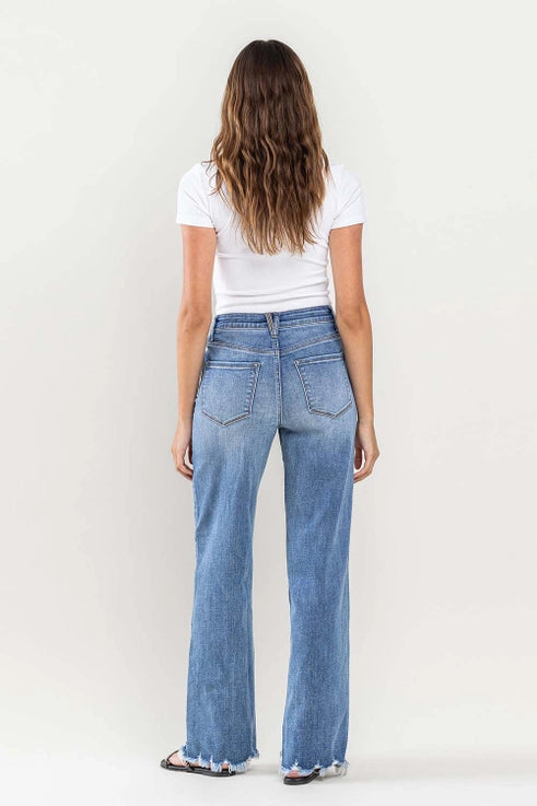 Amp Tummy Control 90's Vintage Super High Rise Loose Fit Jeans