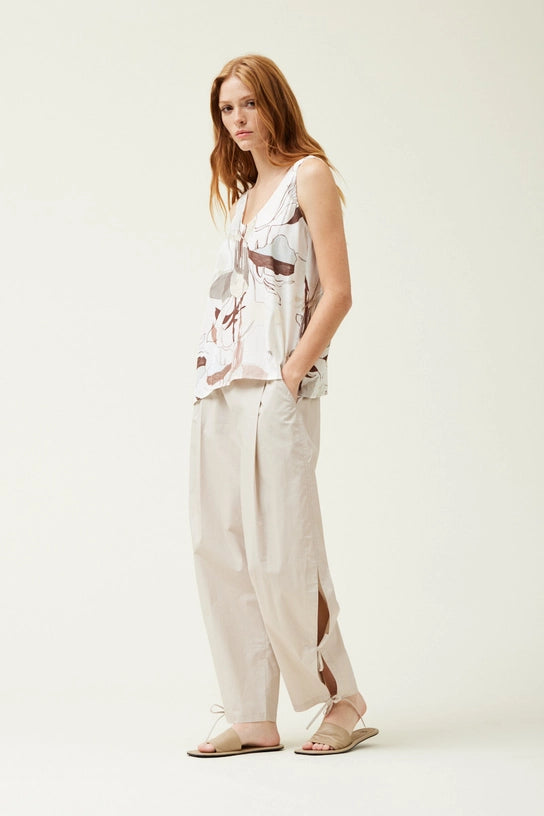 Danica Double Side Tie Ankle Pant