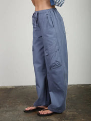 Evan Barrel Cargo Twill Pants