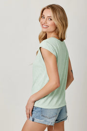 Caitlyn Front Drawstring Rouched Drawstring Top