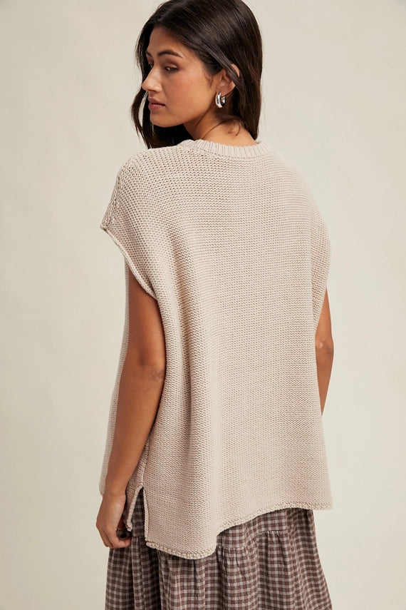 Renleigh Oversized Sleeveless Sweater
