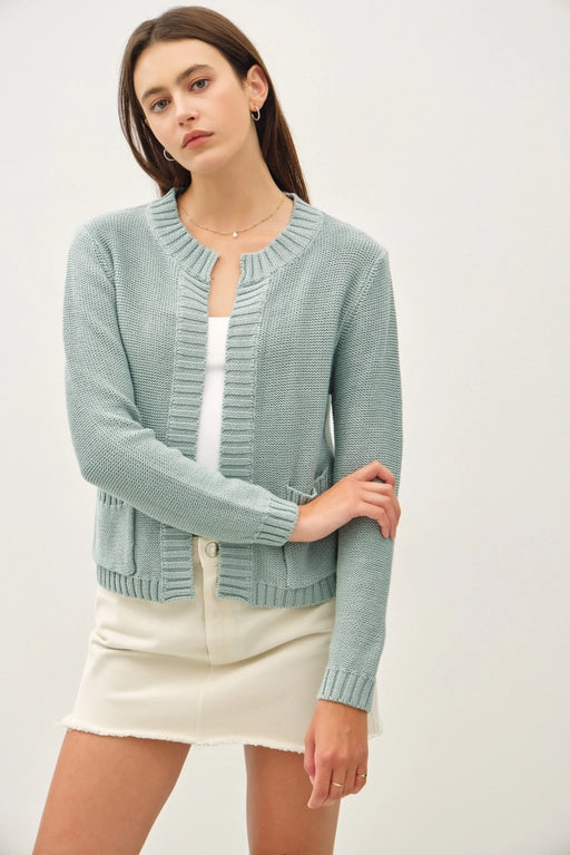 Patti Round Neck Knit Cardigan