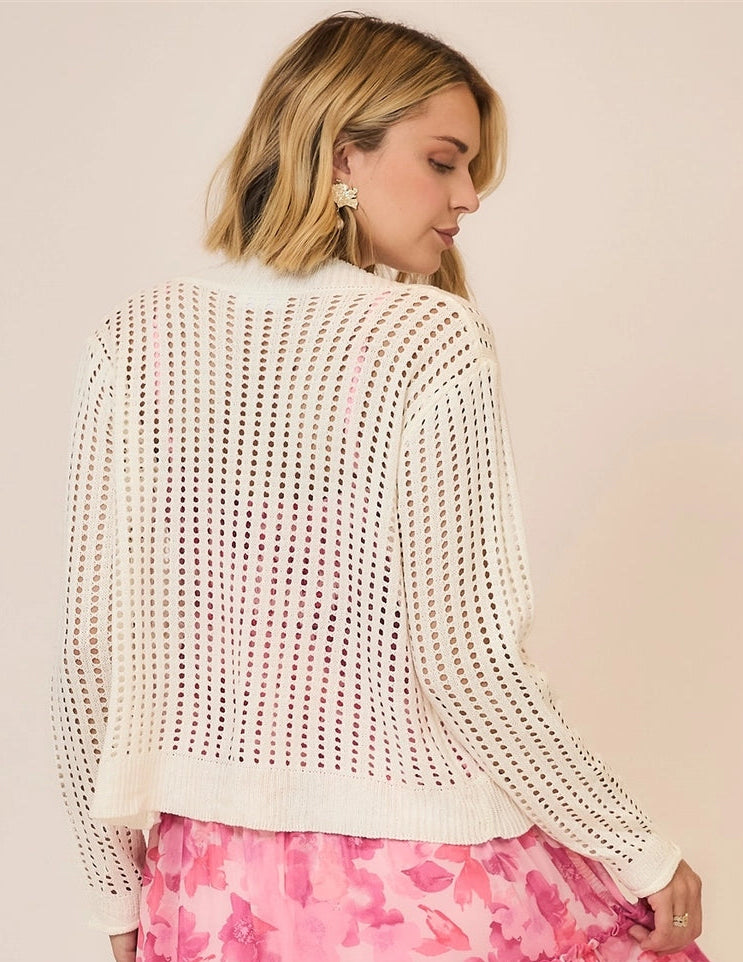 Connie Open Knit Cardigan