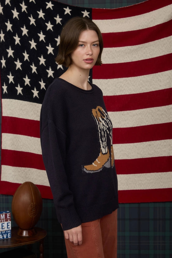 Boot Scootin' Boogie Long Sleeve Sweater