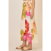 Beautiful Blooms Floral Wrap Maxi Skirt