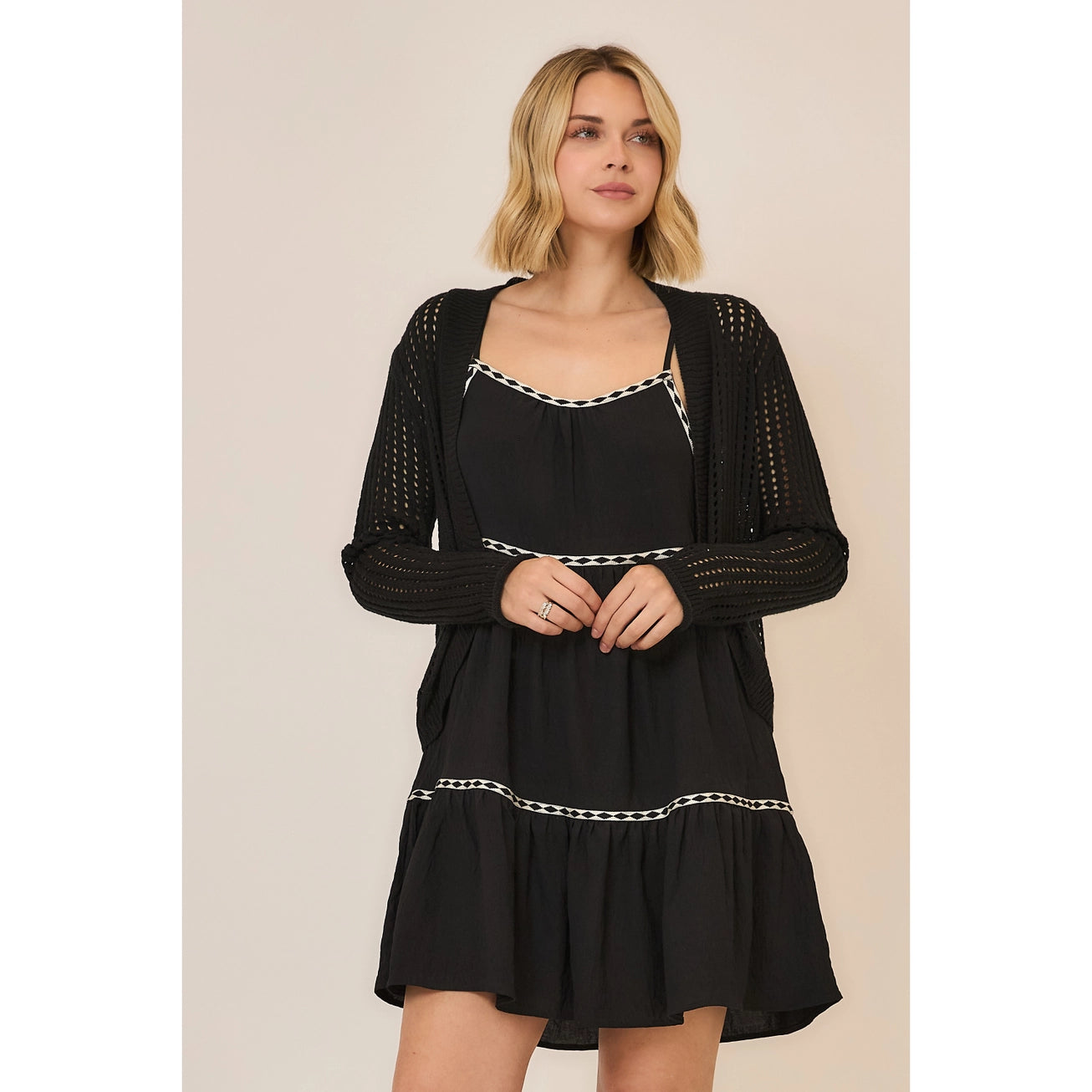 Connie Open Knit Cardigan