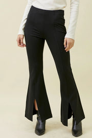 Isabella Front Slit Flare Pant