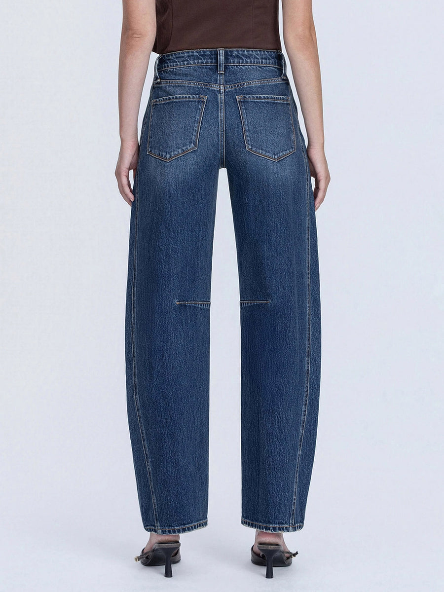 Go 'Round High Rise Barrel Leg Jeans