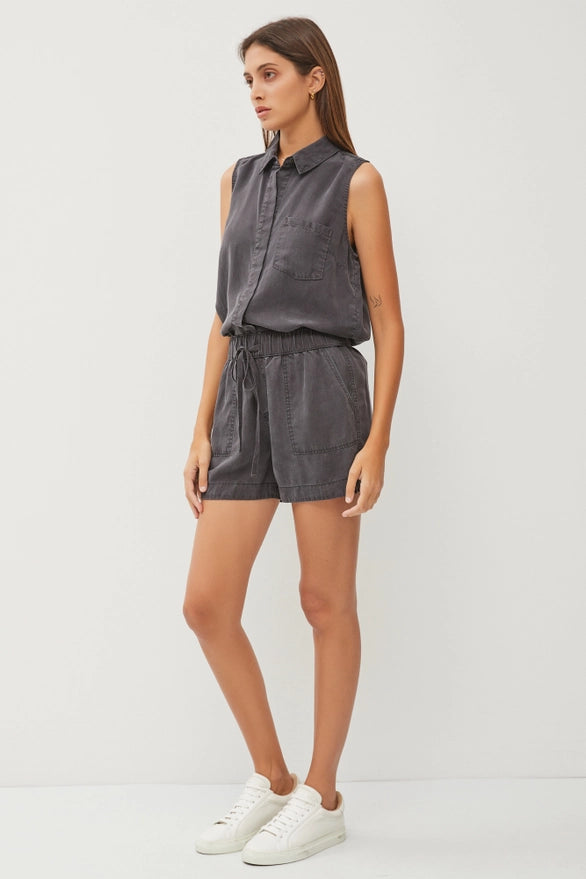 Maude Classic Tencel Drawstring/Elastic Short