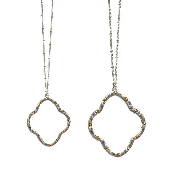 Meghan Browne Dina Gold Silver Necklace