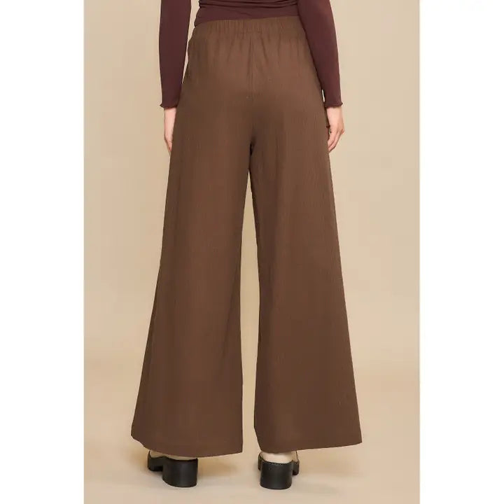 Harvest Gingham Wide Leg Gingham Pants
