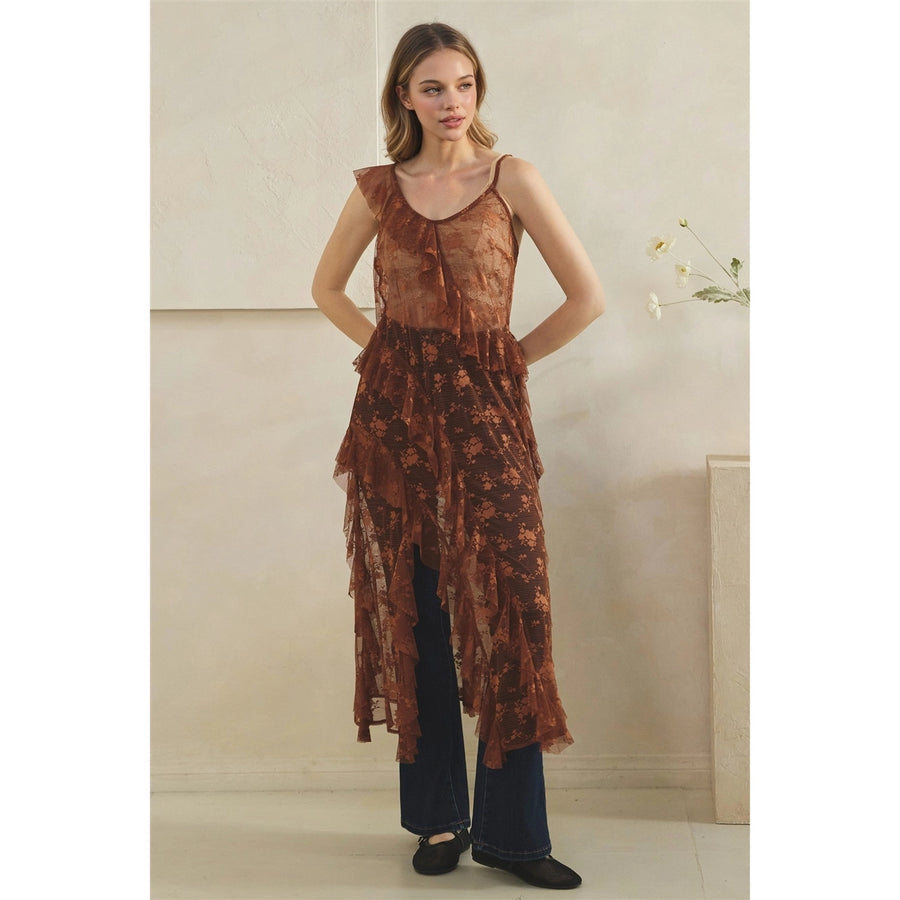 Jill Lace Maxi Slip Dress