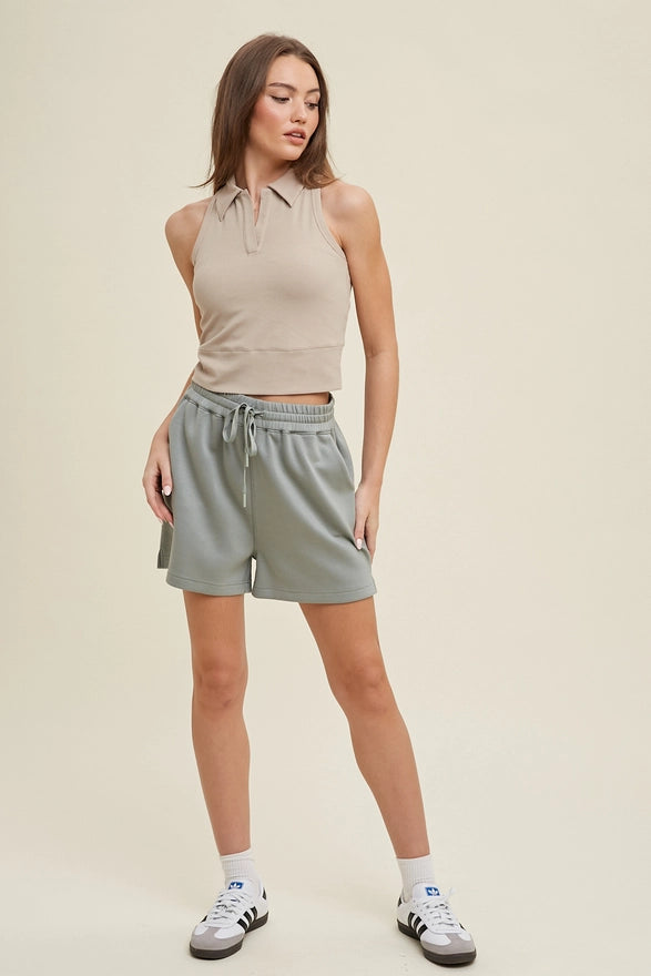 Skylar Drawstring Lounge Shorts "Un"Sweatshorts