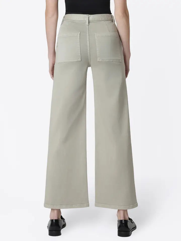 Rolling Stone Super High Rise Tie Belt Wide Leg Jeans