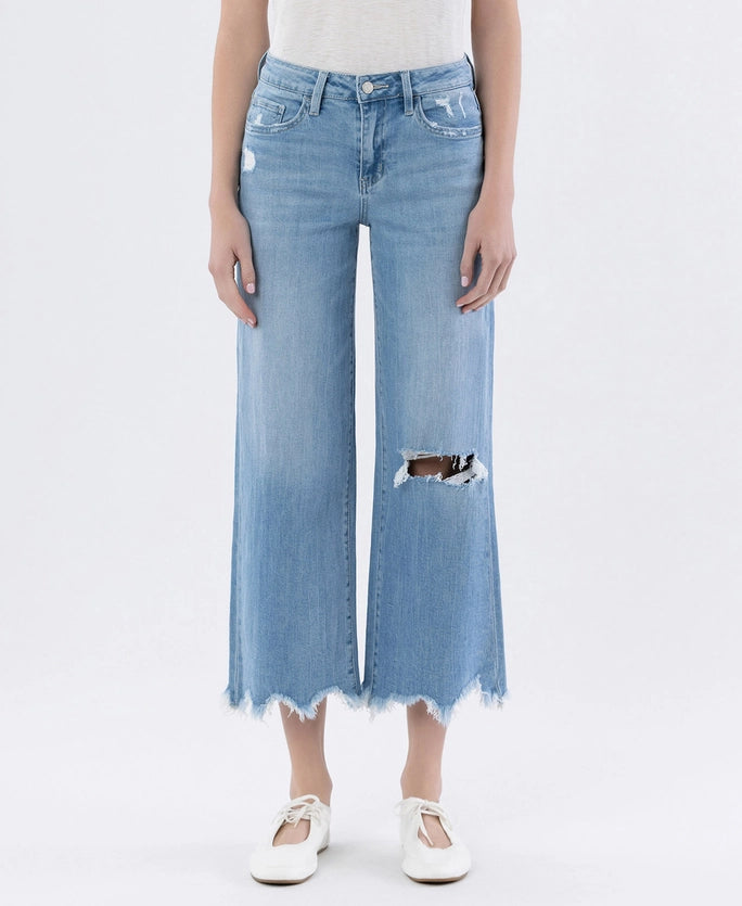 Spellbinding High Rise Crop Wide Leg