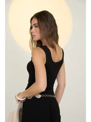 Stud Detail Knit Tank Top