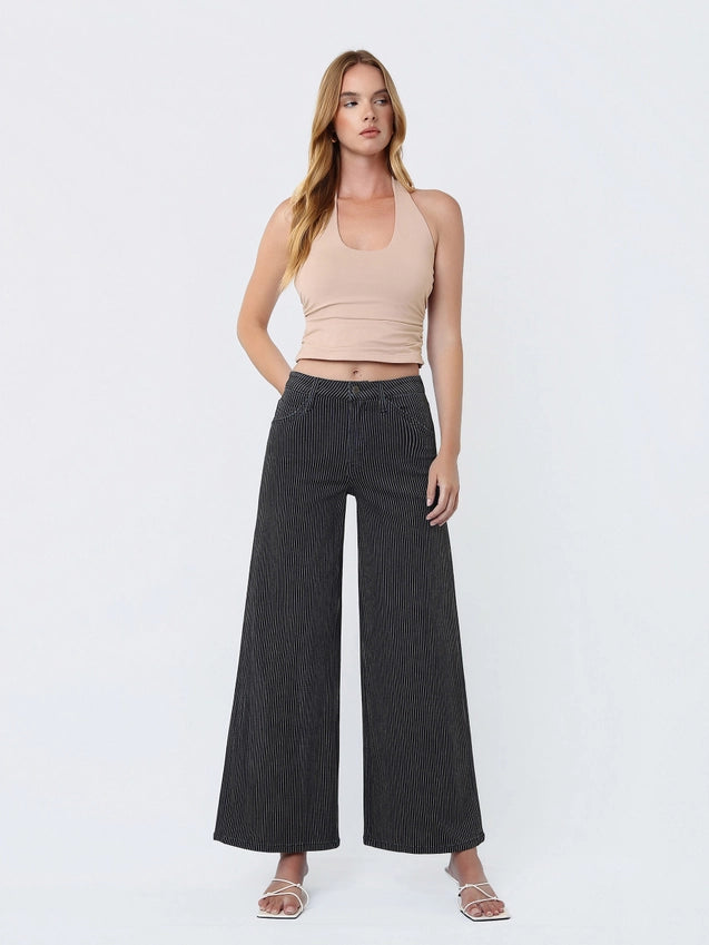 Mafia High Rise Extreme Pinstripe Wide Leg Pants