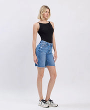 Vervet High Rise Bermuda Denim Shorts