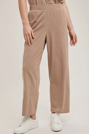 Claudette Ankle Crop Straight Leg Knit Pant