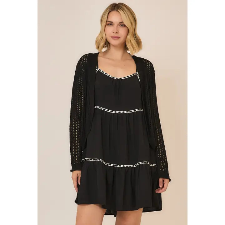Connie Open Knit Cardigan