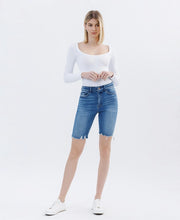 Lovervet High Rise Denim Biker Shorts