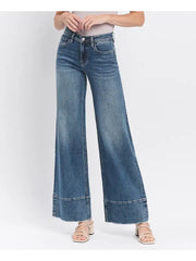 Solstice High Rise Trouser Wide Leg Jeans