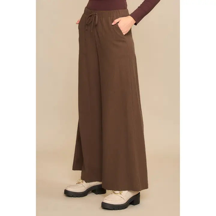 Harvest Gingham Wide Leg Gingham Pants