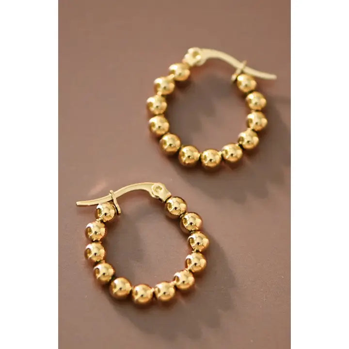 18K Gold Plated Waterproof Stainless Steel Earring Collection