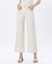 Stetson II Super High Rise Wide Leg Cuffed Denim Jeans