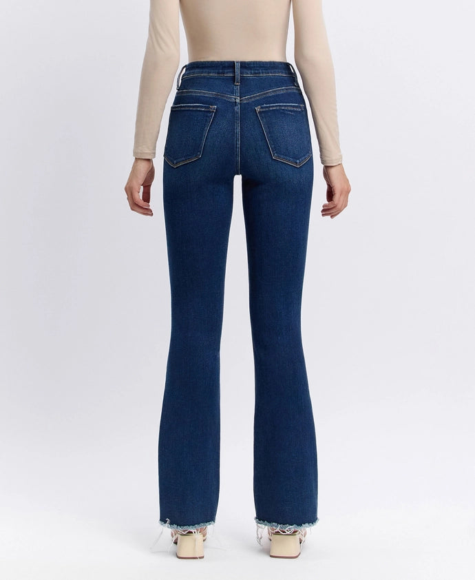 Tumbleweed High Rise Fray Hem Bootcut Jeans