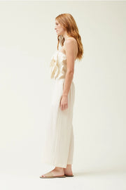 Blossom Ruffle Gauze Jumpsuit