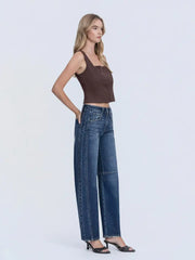 Go 'Round High Rise Barrel Leg Jeans