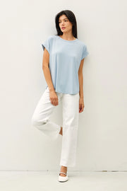 Lizzie Classic Capped Sleeve Modal Tee