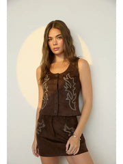 Cheyenne Western Top & Skirt Set