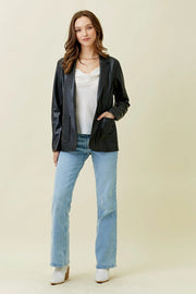 Sammie Super Soft Leather Blazer