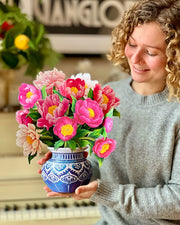 Peony Paradise Pop Up Bouquet Card