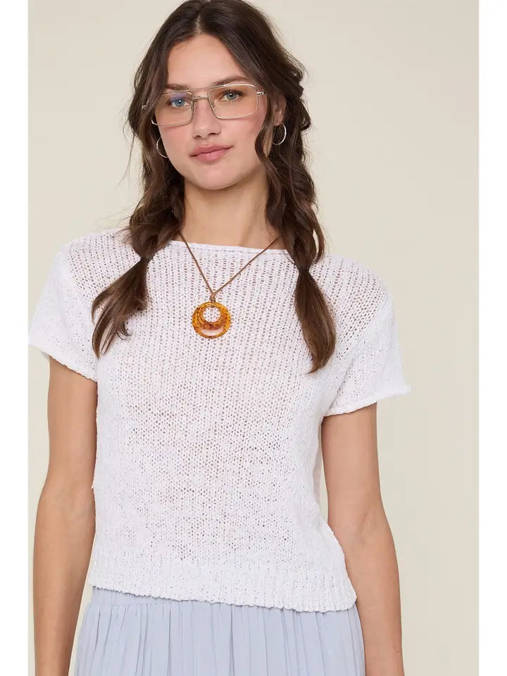 Rayne Lightweight Knit Sweater Top