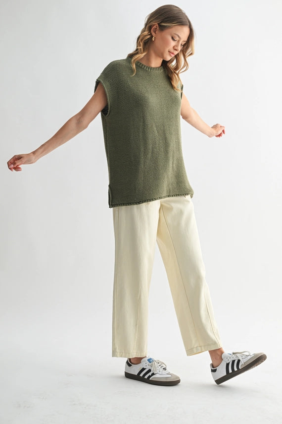 Renleigh Oversized Sleeveless Sweater