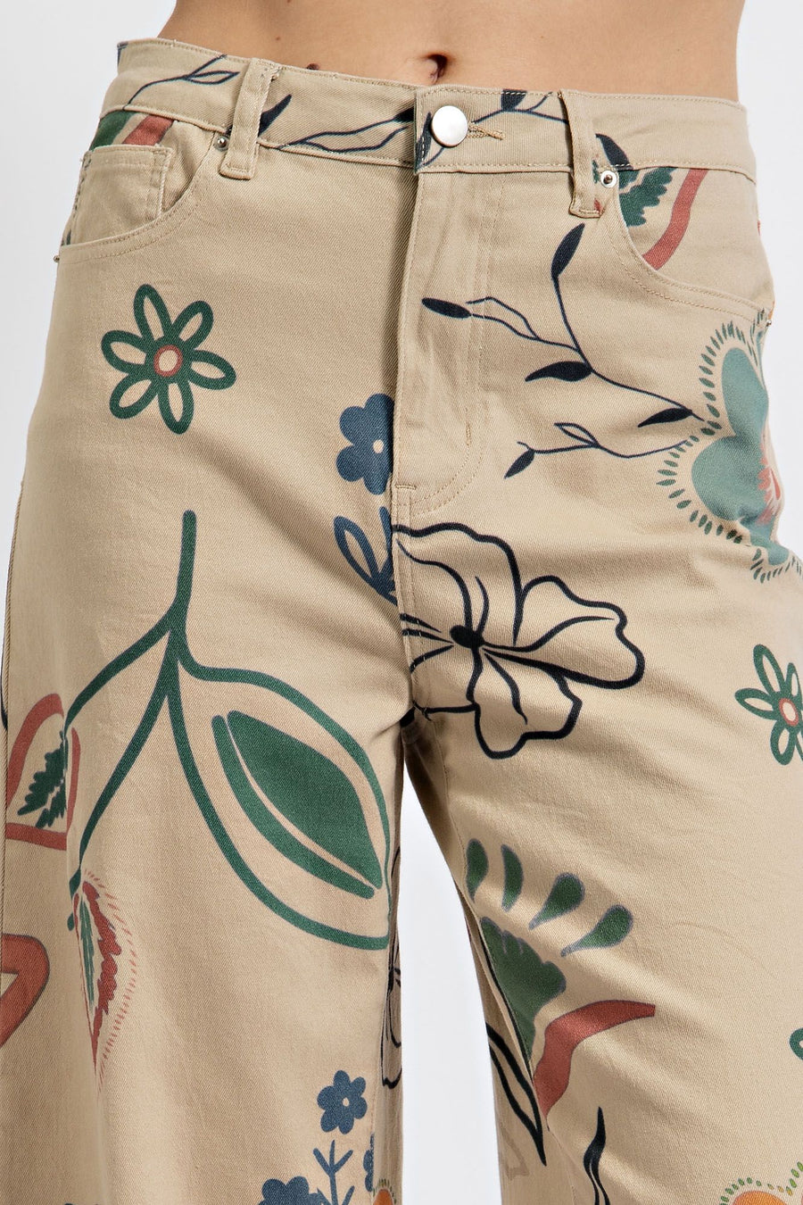 Ophelia Bohemian Printed Wide Leg Pants