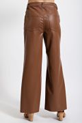 Stella Faux Leather Wide Leg Pants