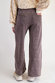 Emma Mineral Washed Knit Cargo Pants