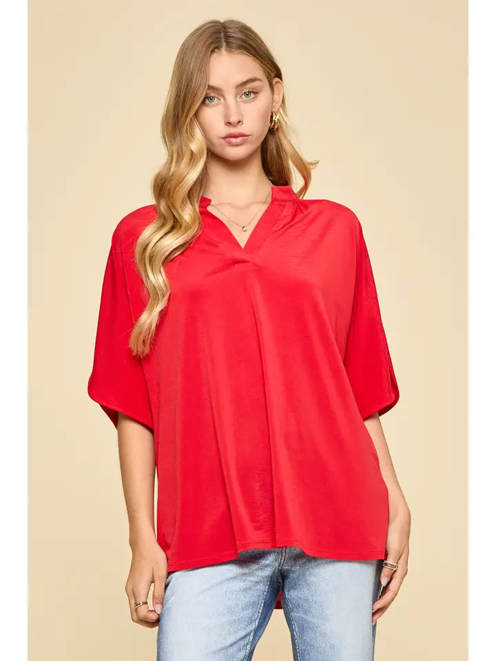 Lizzy Breeze Tulip Sleeve Print Top Spring 2026 Collection