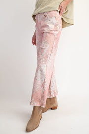 Vintage Roses Floral Patchwork Printed Pants