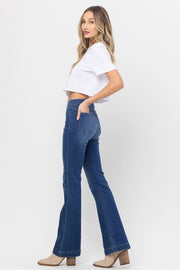 Remington Mid Rise Pull-on Flare Denim Jean