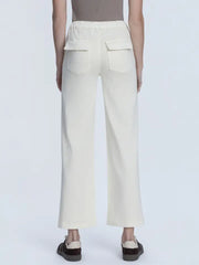 Vanilla Ice High Rise Ecru Baggy Wide Leg Jeans